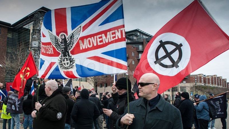 national-socialists-rally-at-newcastle-upon-tyne